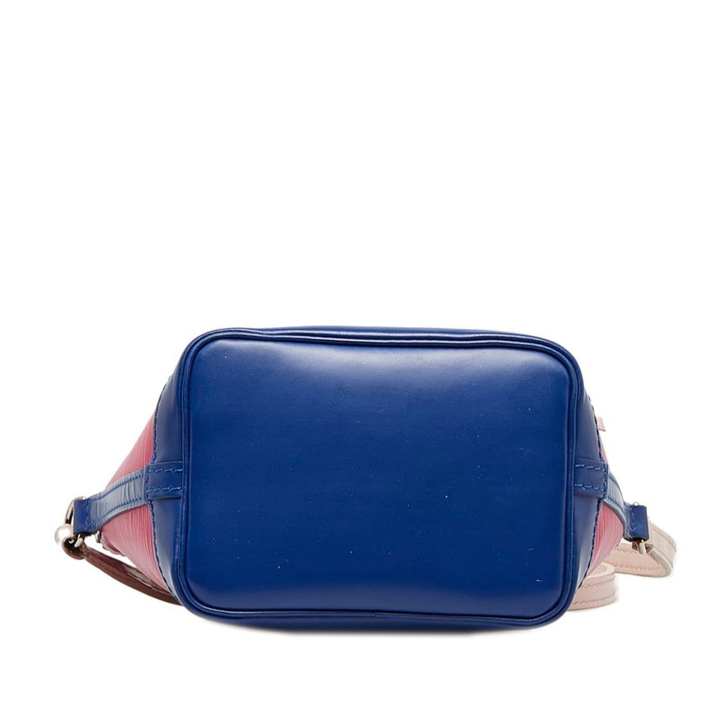 Louis Vuitton Blue Hot Pink Leather Shoulder Bag