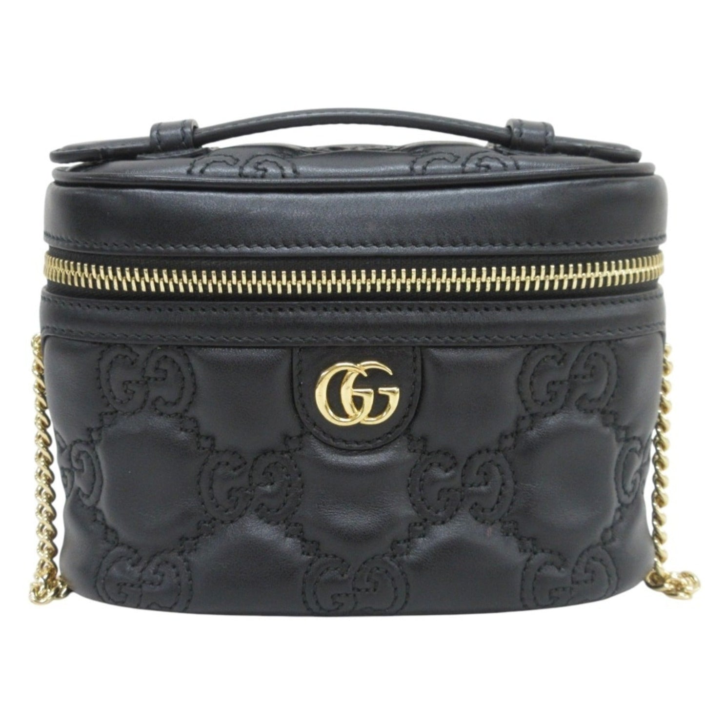 Gucci Black Gold Shoulder Bag ()