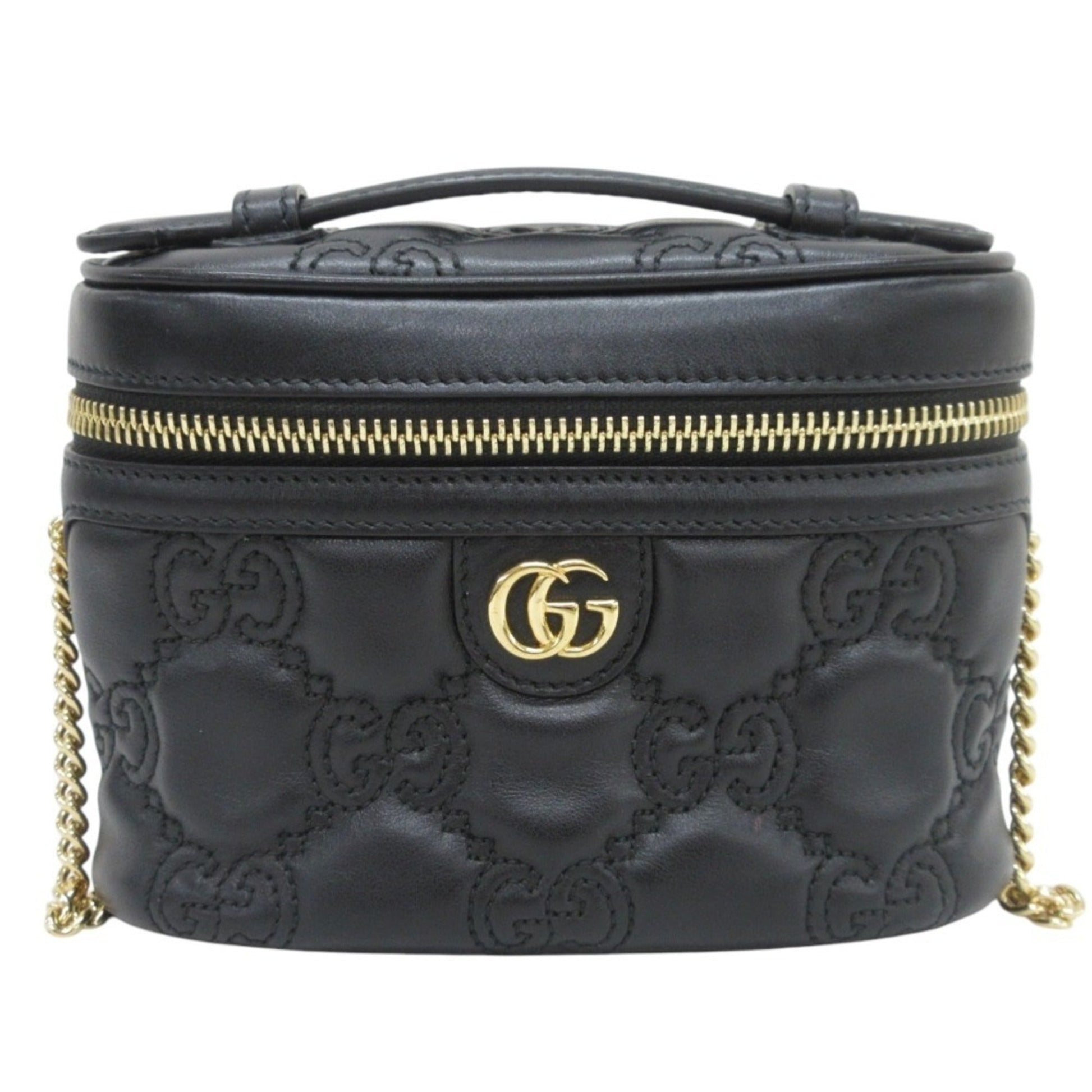 Gucci Black Gold Shoulder Bag ()