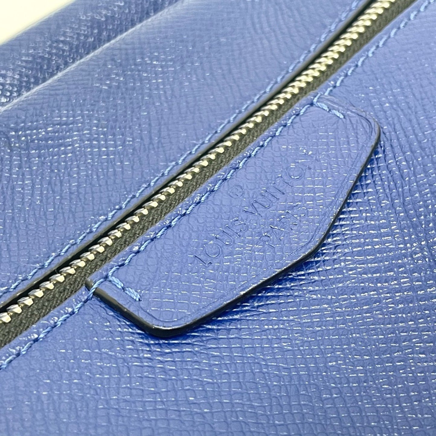 Louis Vuitton Blue Leather Shoulder Bag