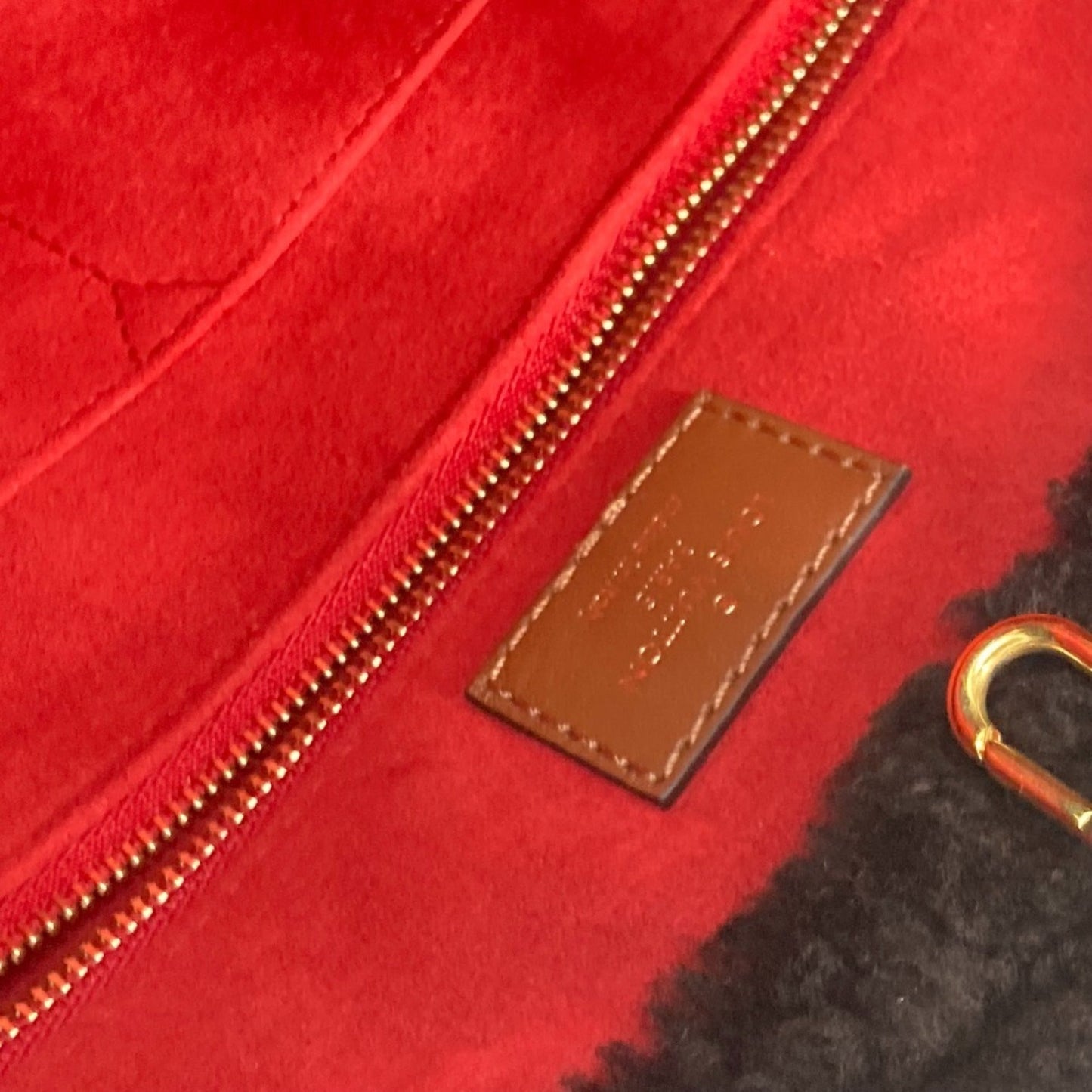 Louis Vuitton Brown Leather Shoulder Bag