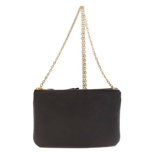 Louis Vuitton Empreinte Black Monogram Empreinte Pochette Shoulder Bag ()