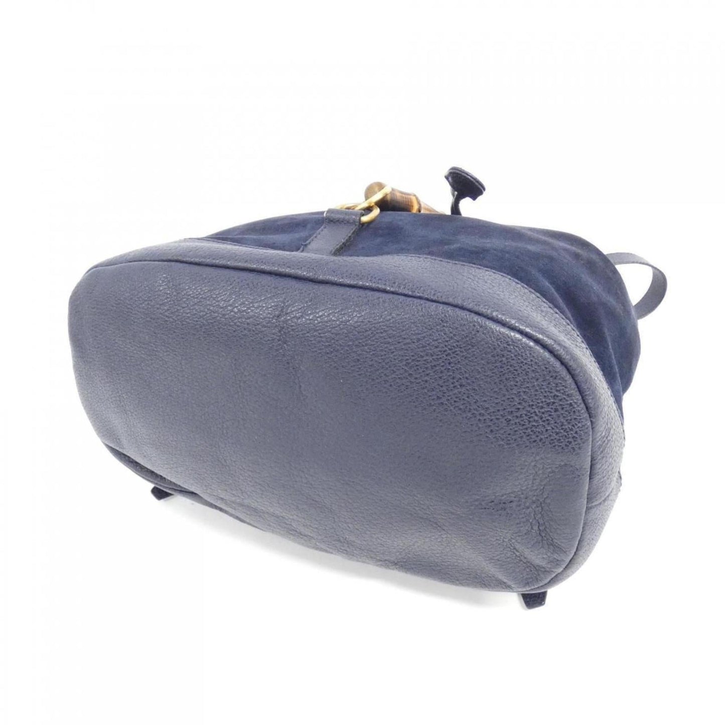 Gucci Blue Suede Leather Backpack