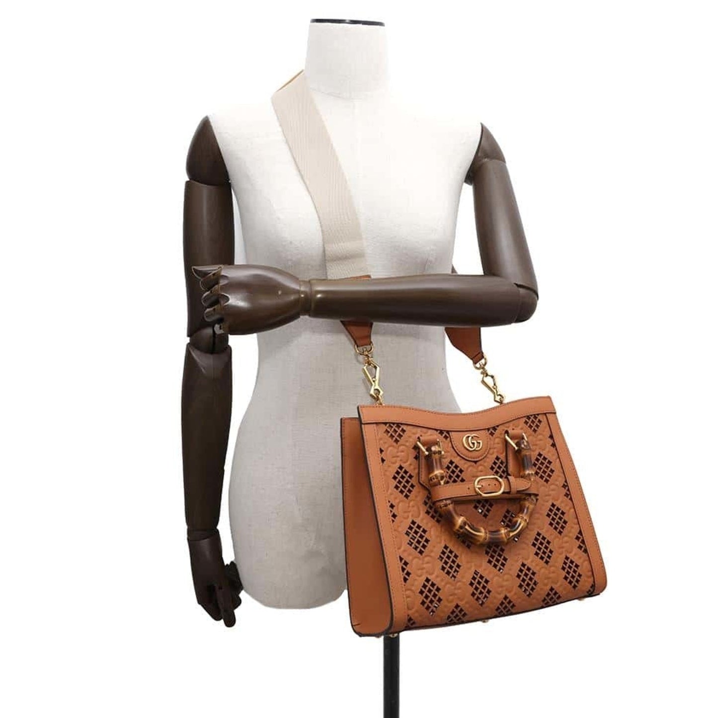 Gucci Light Brown Leather Handbag