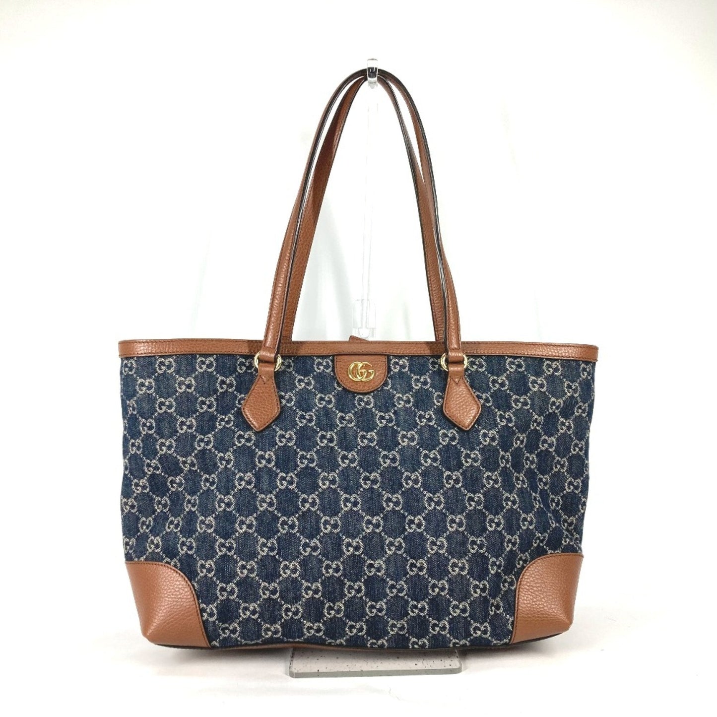Gucci Blue Denim Tote Bag ()
