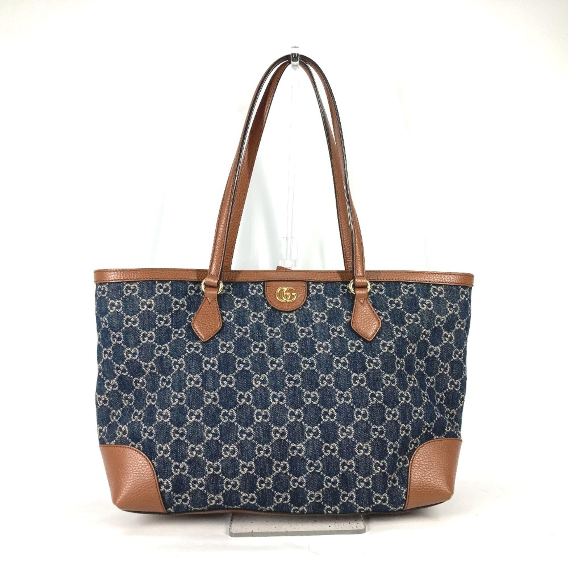 Gucci Blue Denim Tote Bag ()