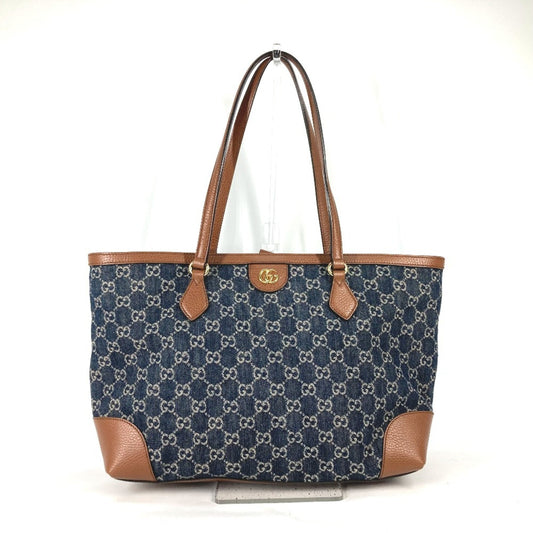 Gucci Blue Denim Tote Bag ()