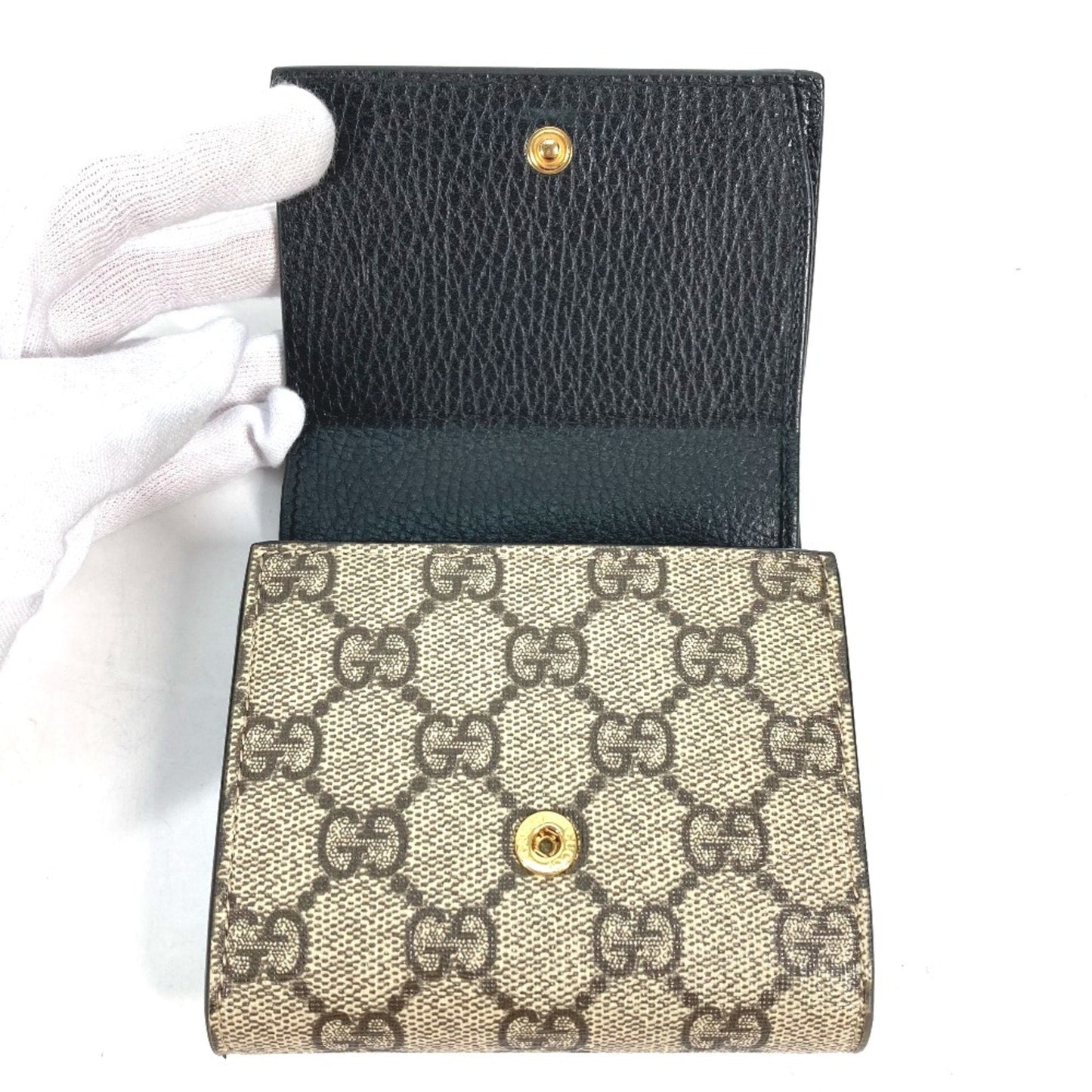 Gucci Beige Leather Wallet (Bi-Fold)