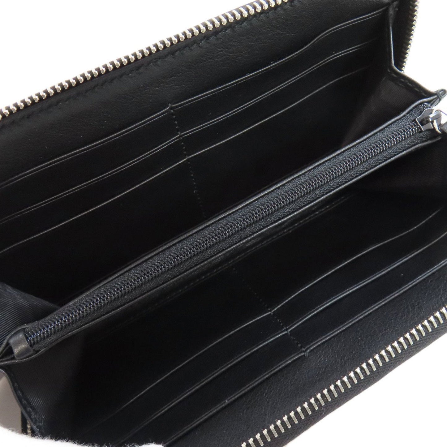 Gucci Black Leather Long Wallet (Bi-Fold)