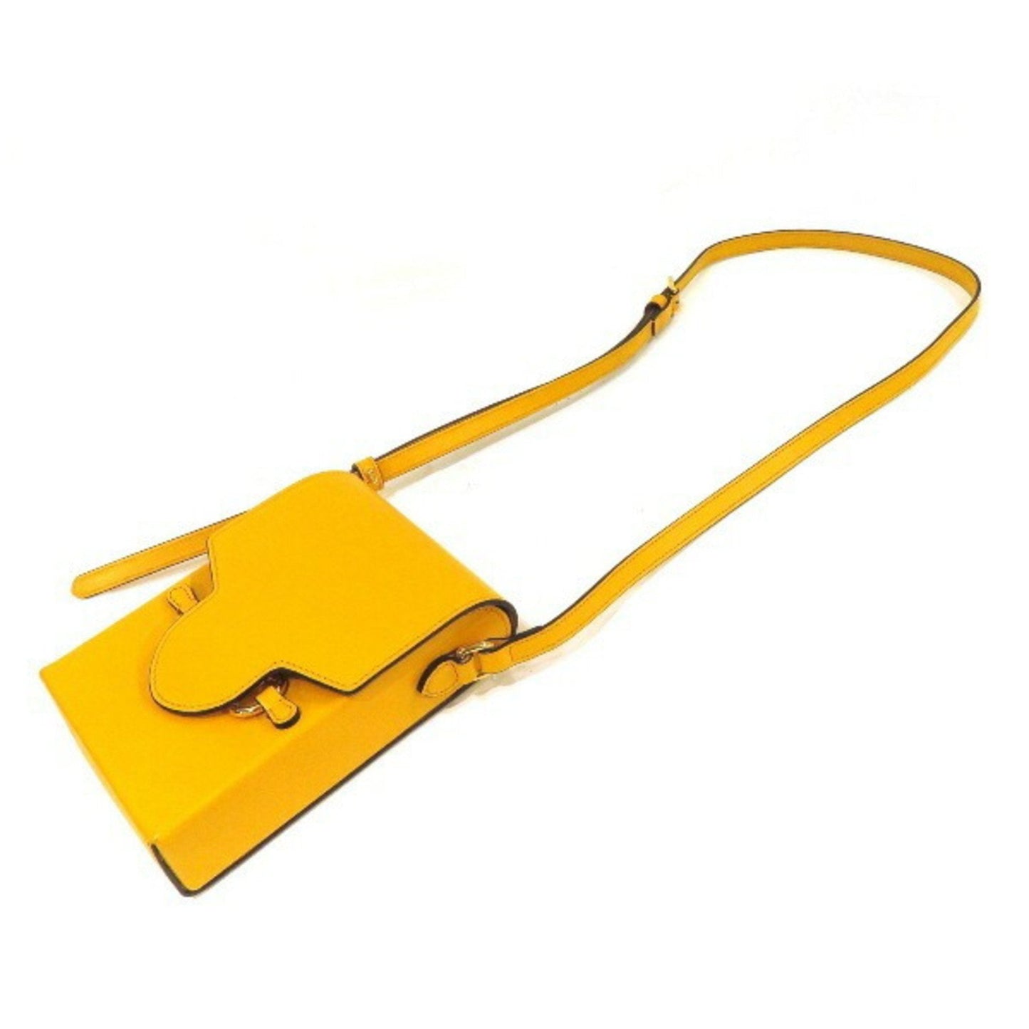 Gucci Yellow Leather Shoulder Bag