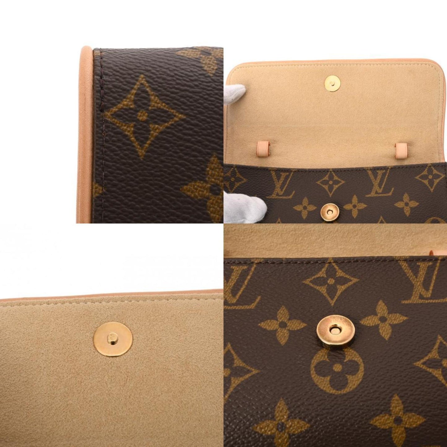 Louis Vuitton Monogram Brown Monogram Pochette Shoulder Bag