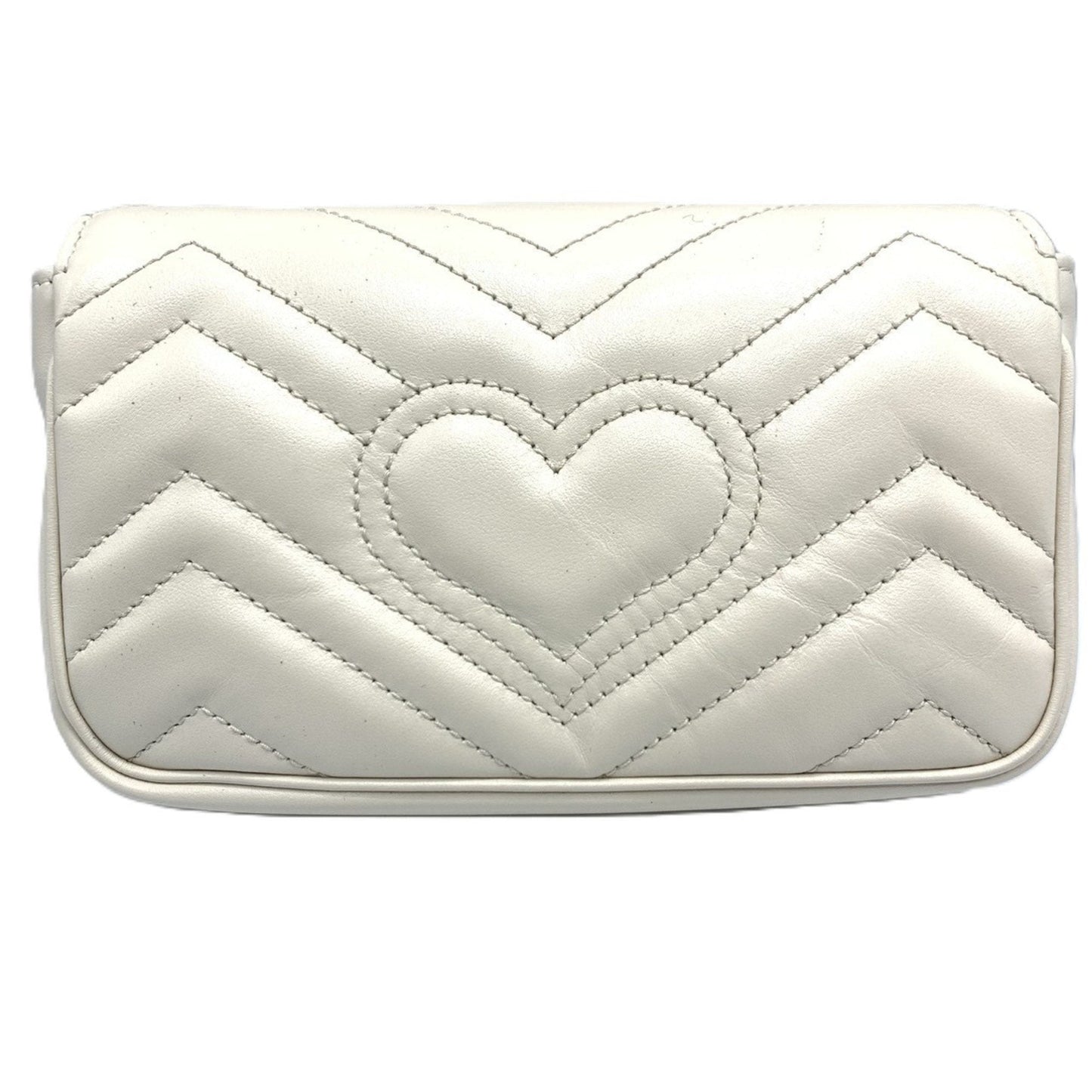 Gucci White Quilting Shoulder Bag