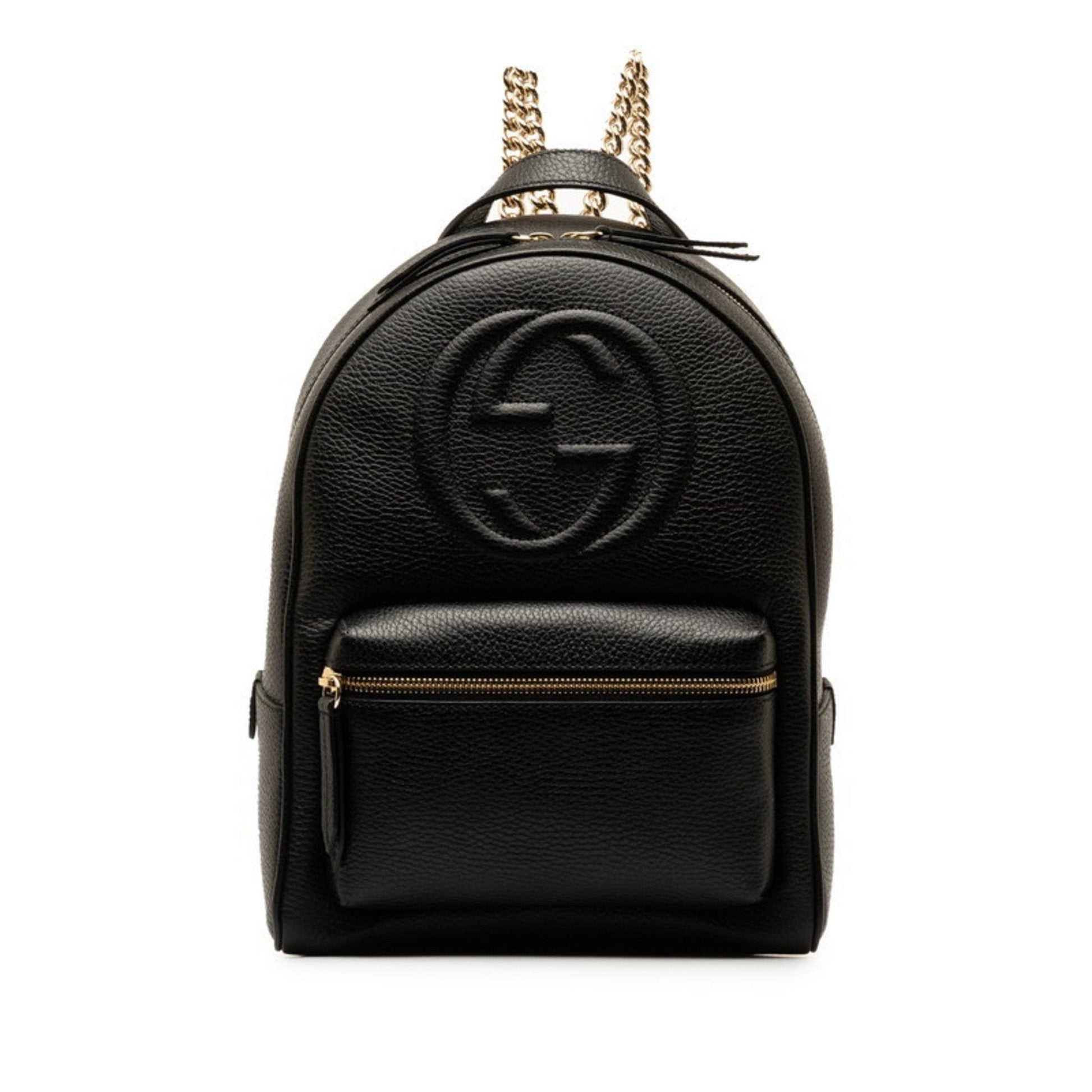 Gucci Soho Black Leather Backpack ()