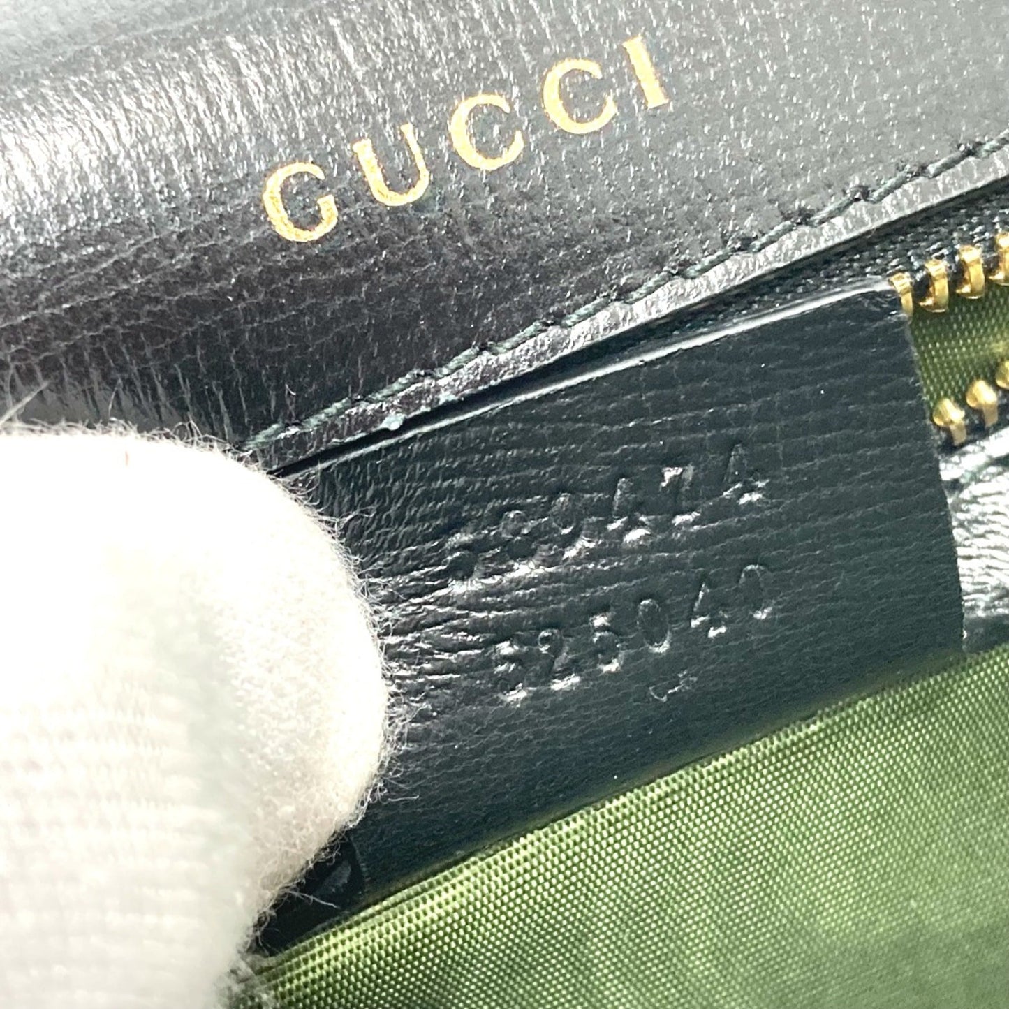 Gucci Black Leather Shoulder Bag
