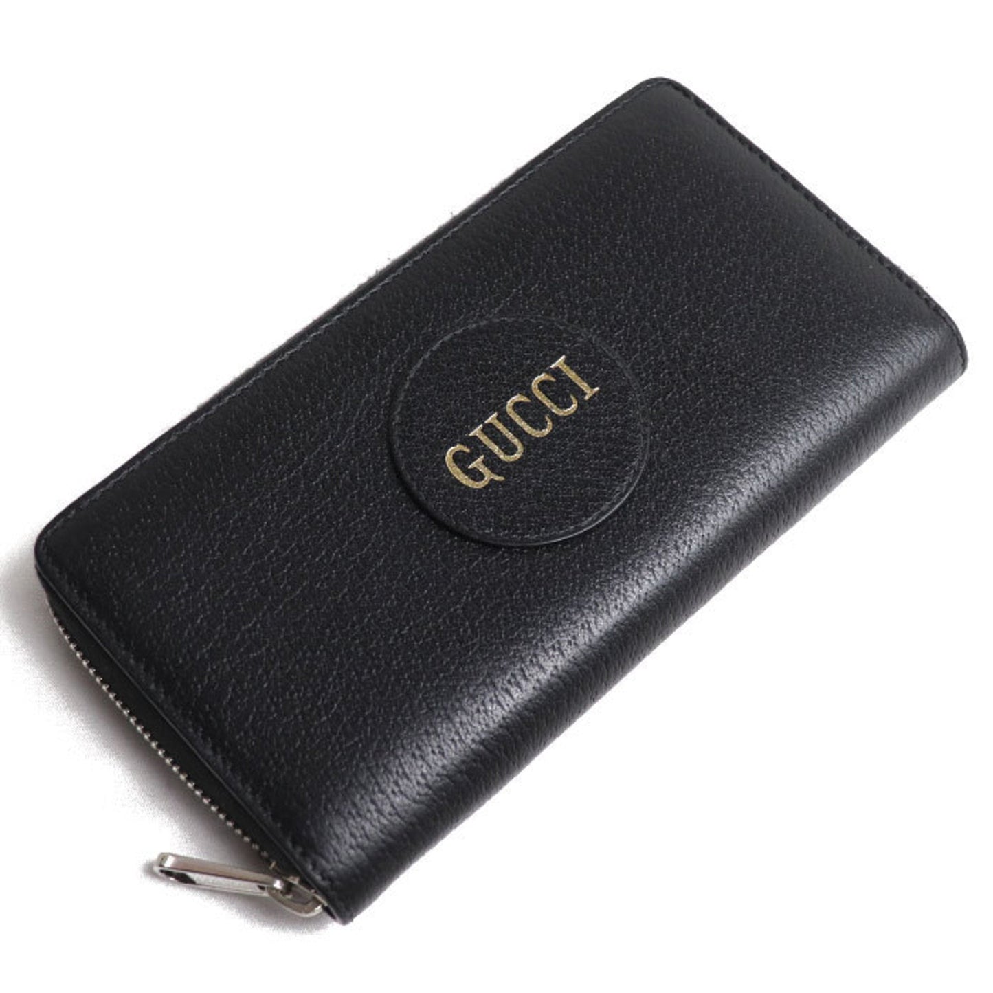 Gucci Black Leather Long Wallet (Bi-Fold) ()
