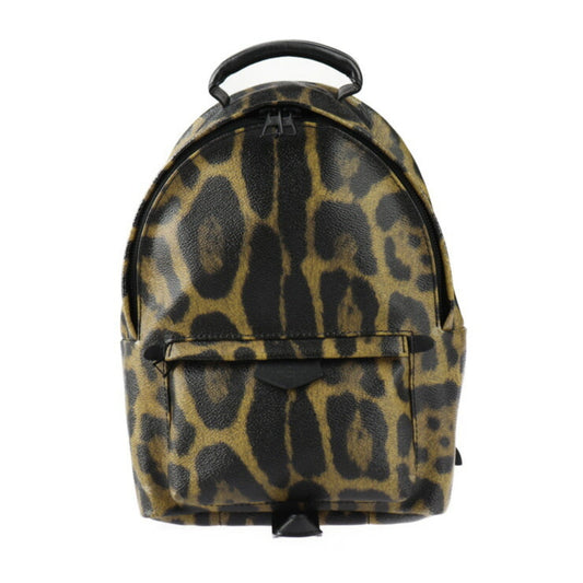 Louis Vuitton Black Brown Pvc Leather Backpack ()