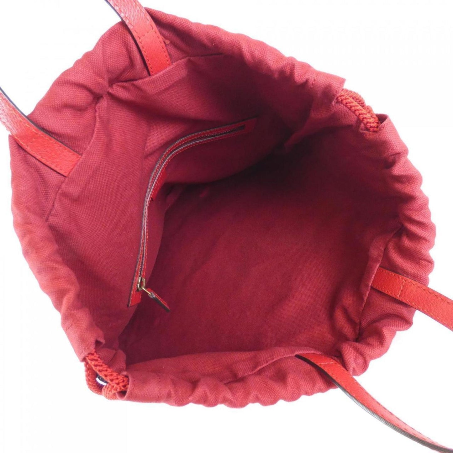 Gucci Blue Red Color White Canvas Leather Backpack