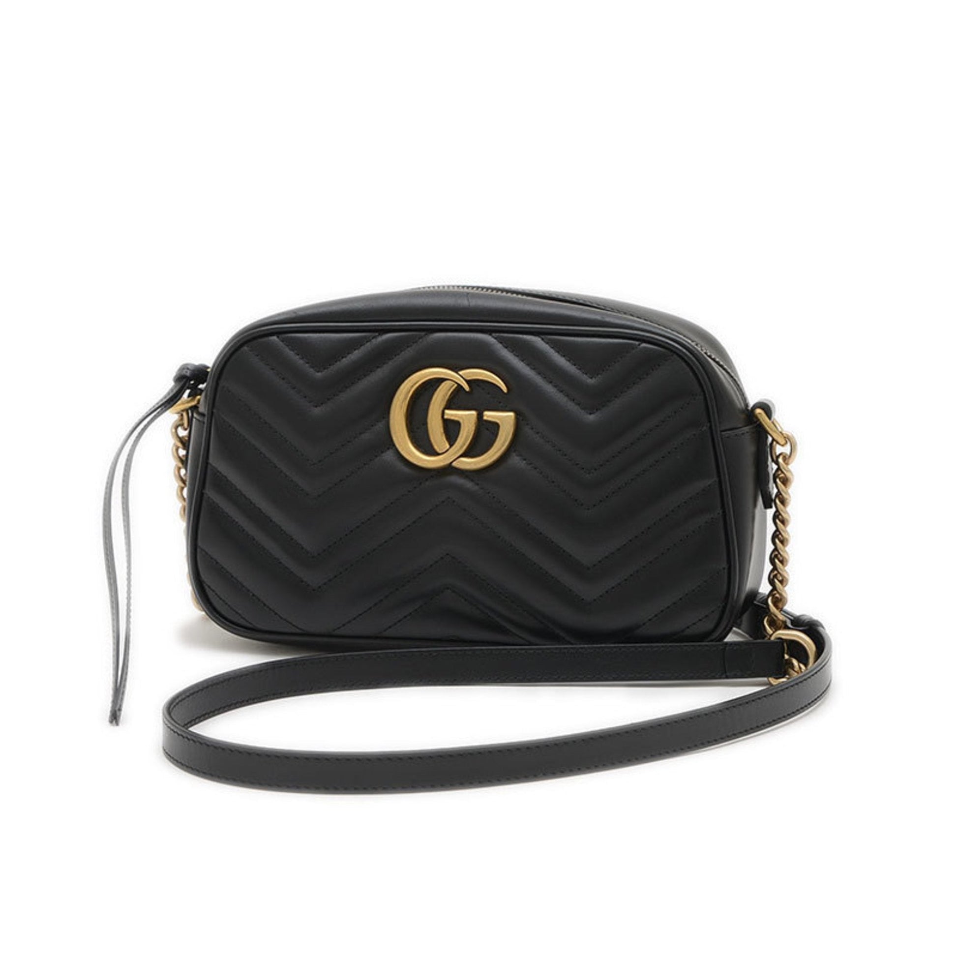 Gucci Black Leather Shoulder Bag ()