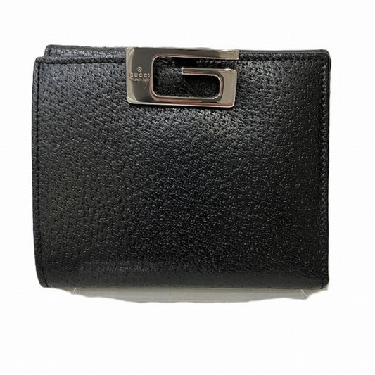Gucci Black Leather Wallet (Bi-Fold) ()