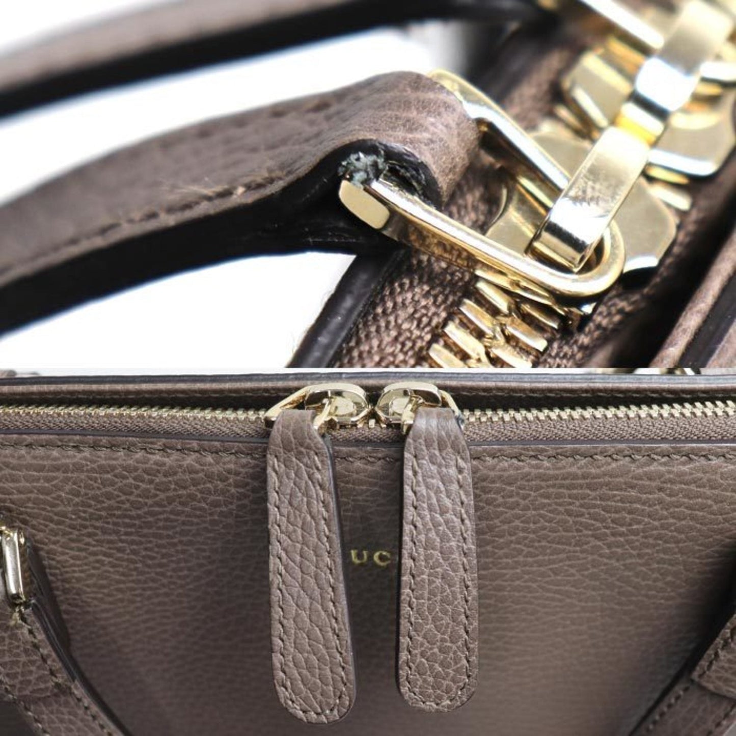 Gucci Dark Brown Leather Shoulder Bag