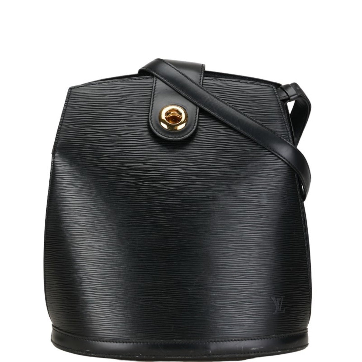 Louis Vuitton Black Noir Leather Shoulder Bag ()