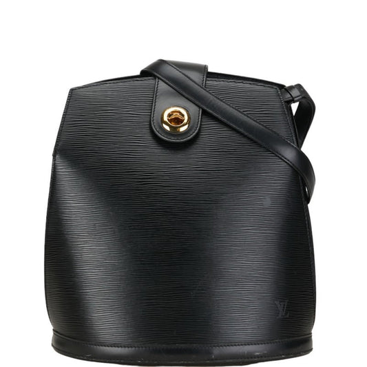 Louis Vuitton Black Noir Leather Shoulder Bag ()
