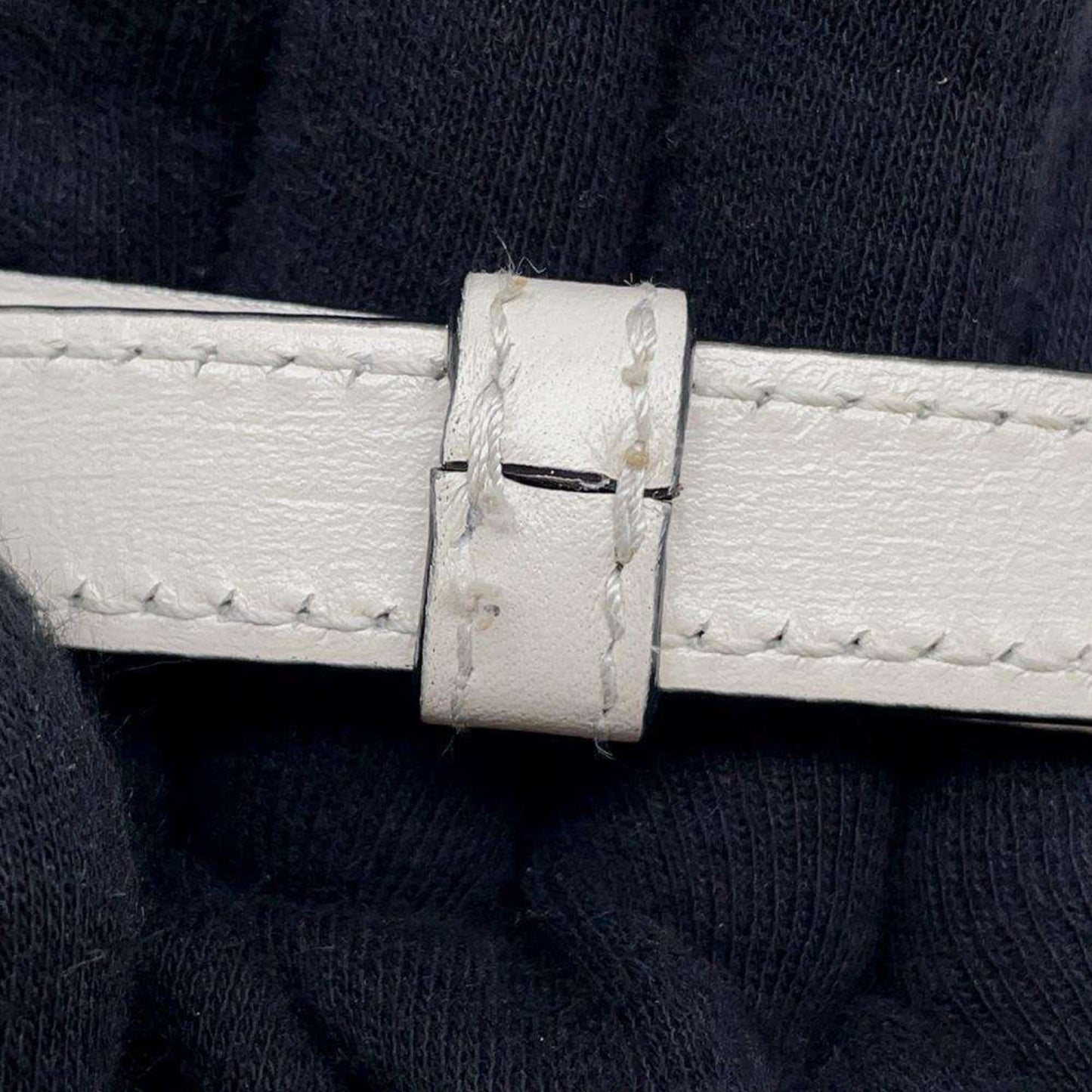 Gucci White Leather Shoulder Bag