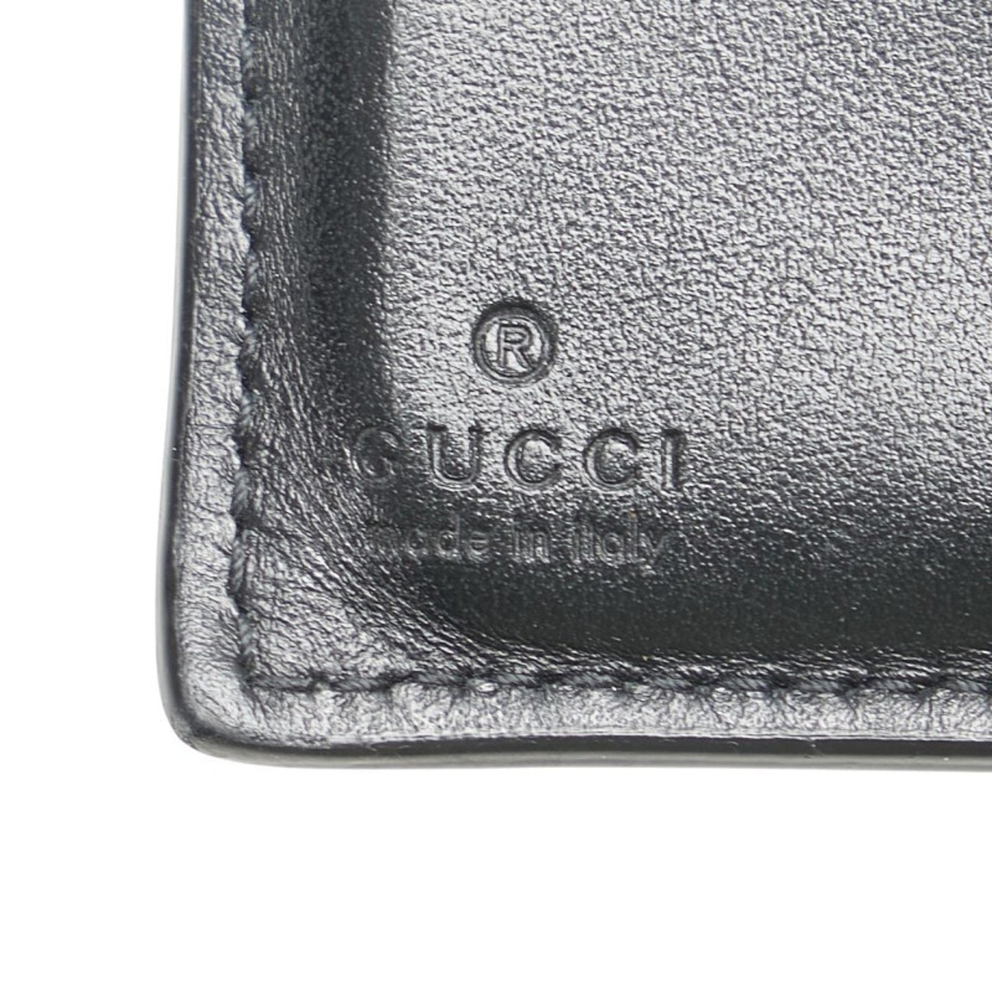 Gucci Black Leather Wallet (Bi-Fold)