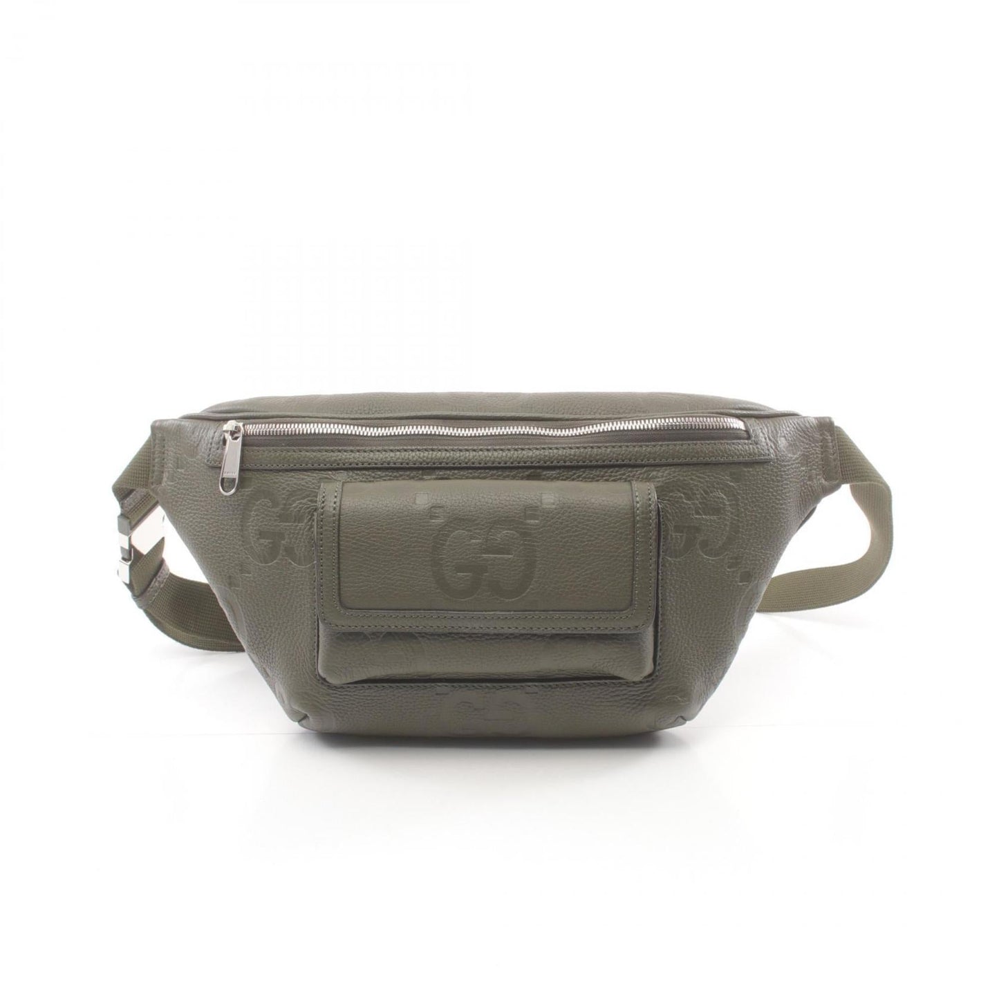Gucci Khaki Leather Fanny Pack