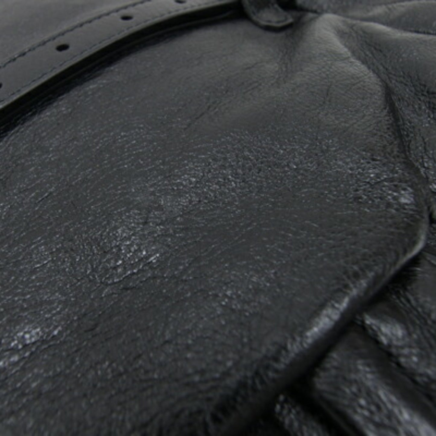 Gucci Black Leather Tote Bag