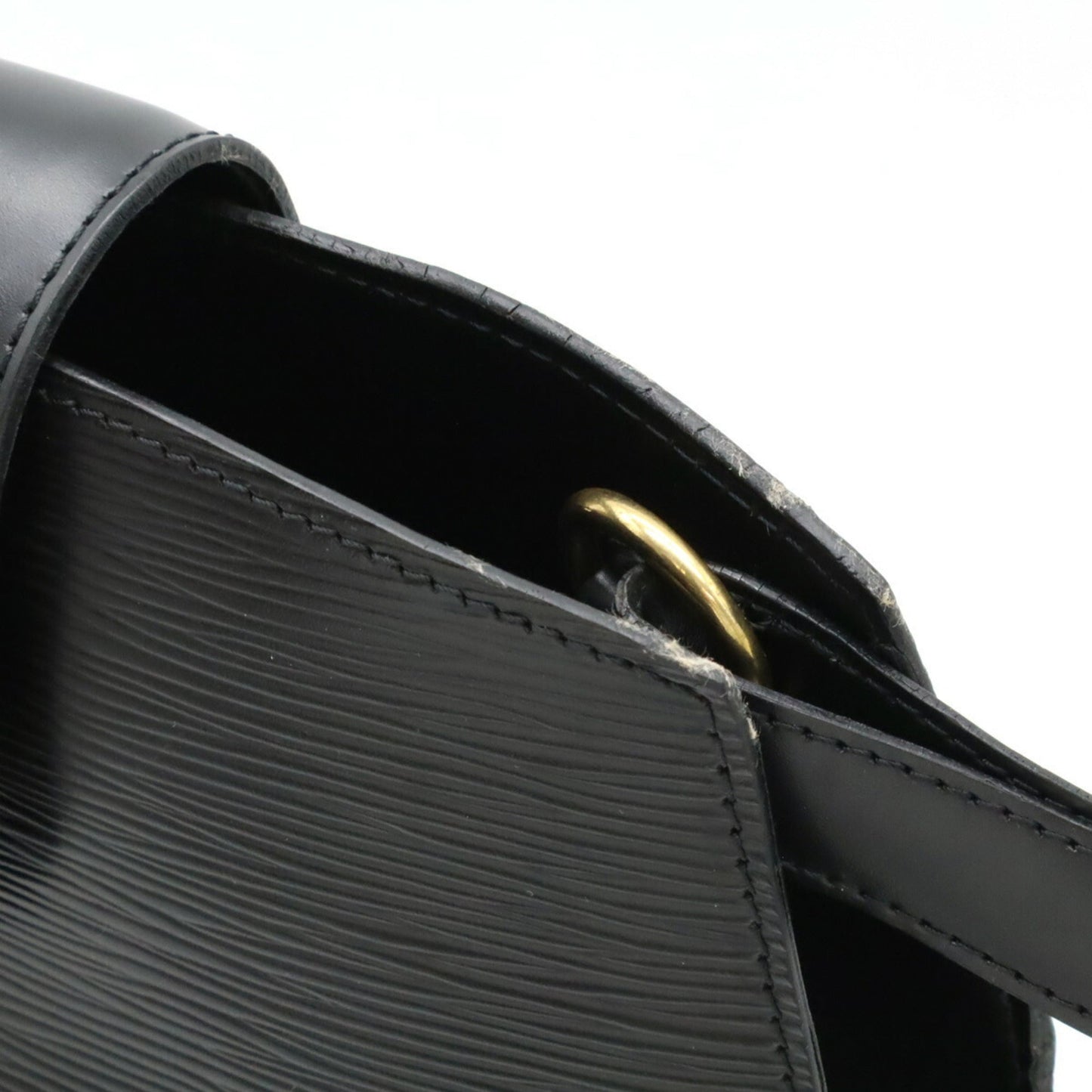Louis Vuitton Noir Epi Leather Shoulder Bag