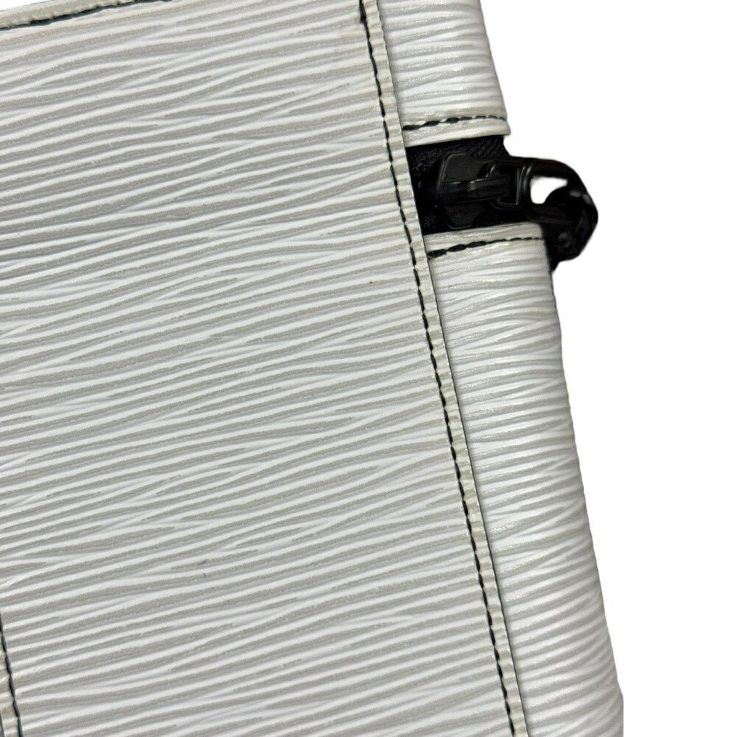 Louis Vuitton White Epi Leather Shoulder Bag