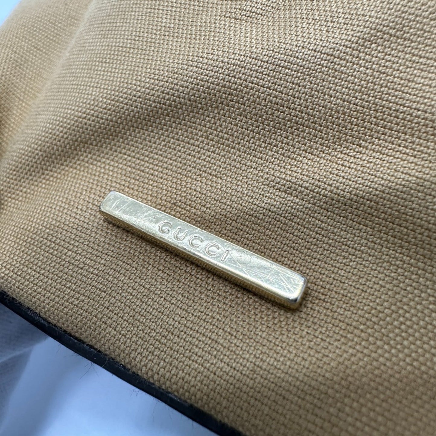 Gucci Beige Leather Shoulder Bag