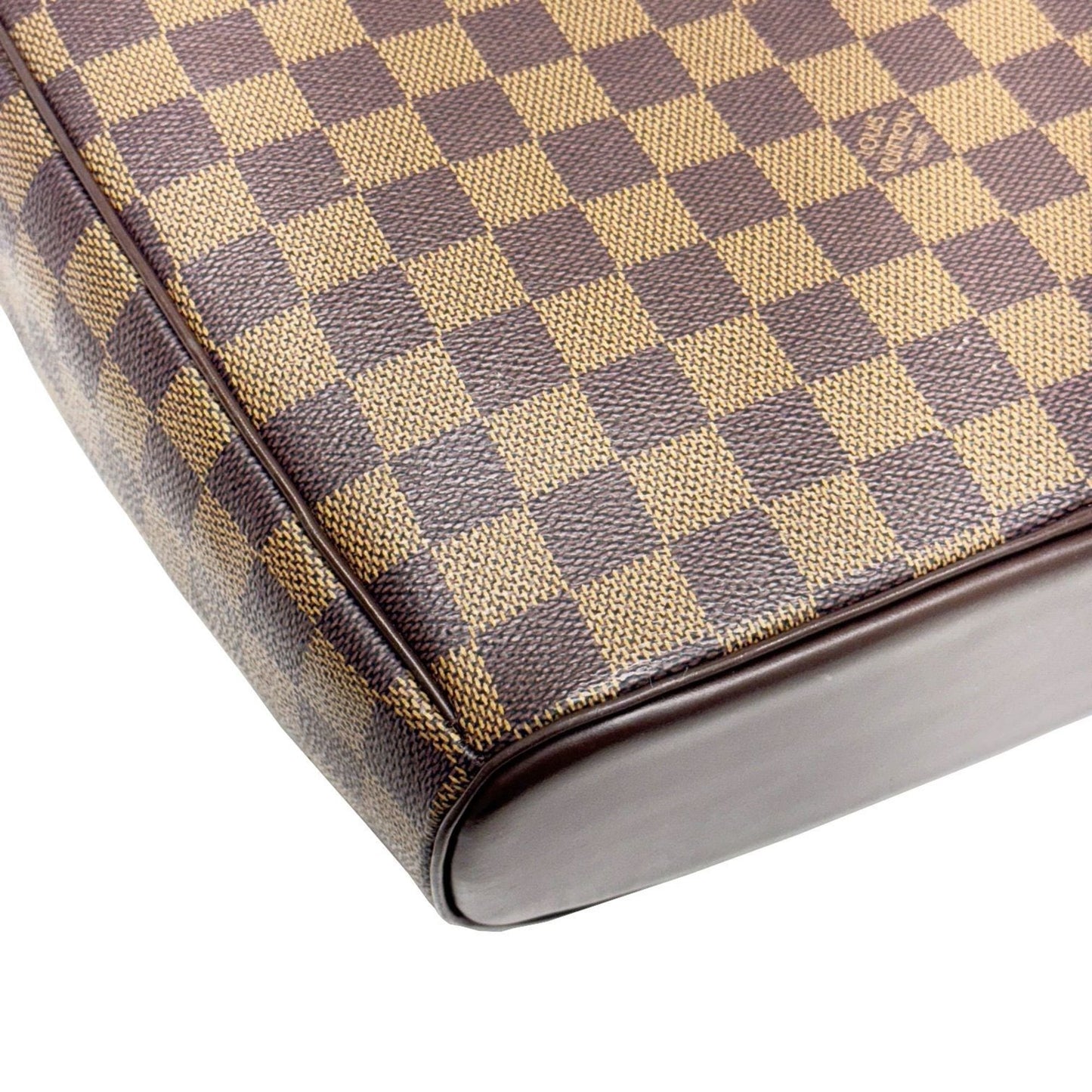 Louis Vuitton Brown Pvc Leather Shoulder Bag