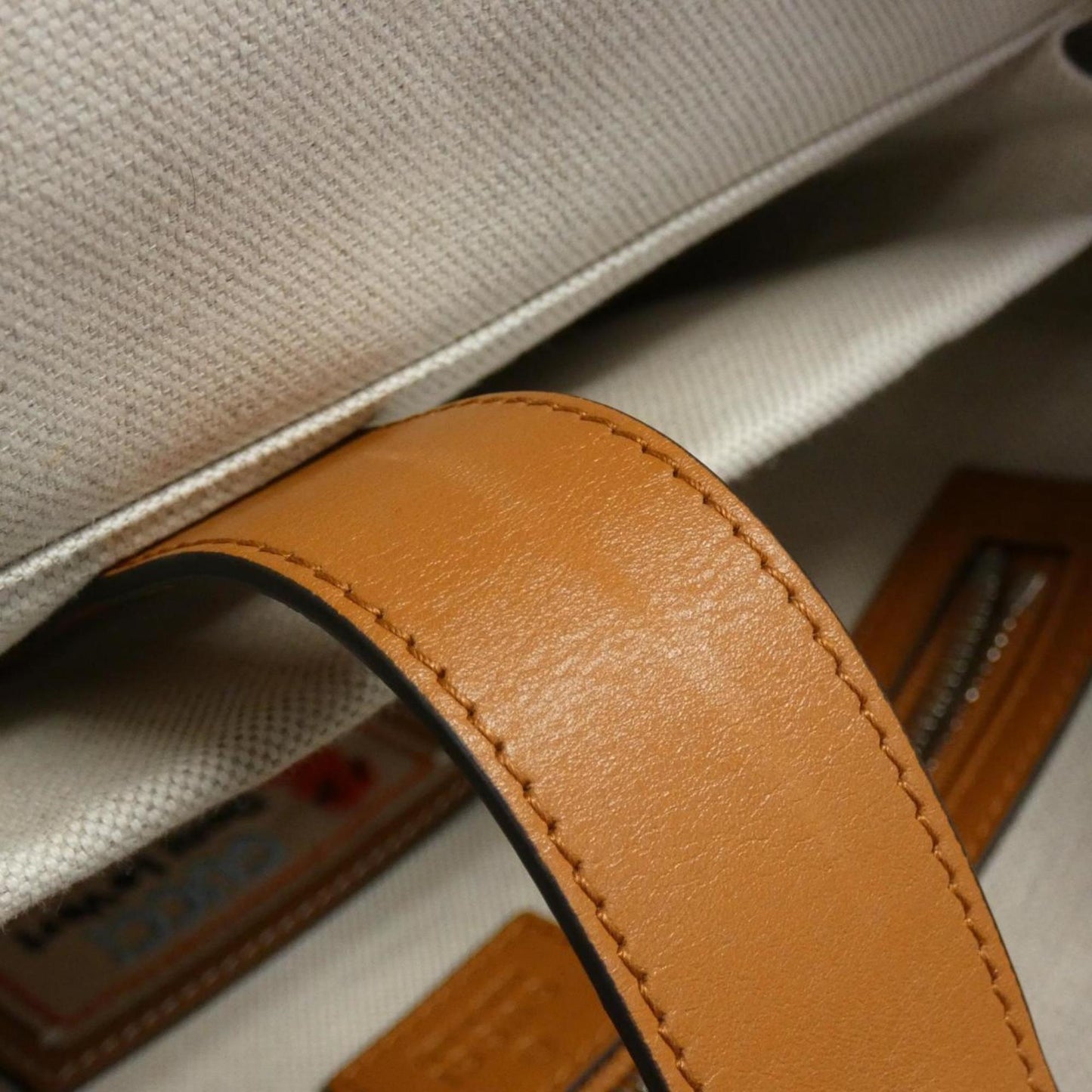 Gucci Beige Light Blue Gg Supreme Nylon Backpack