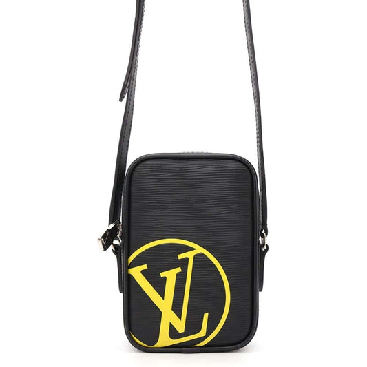 Louis Vuitton Noir Epi Leather Shoulder Bag