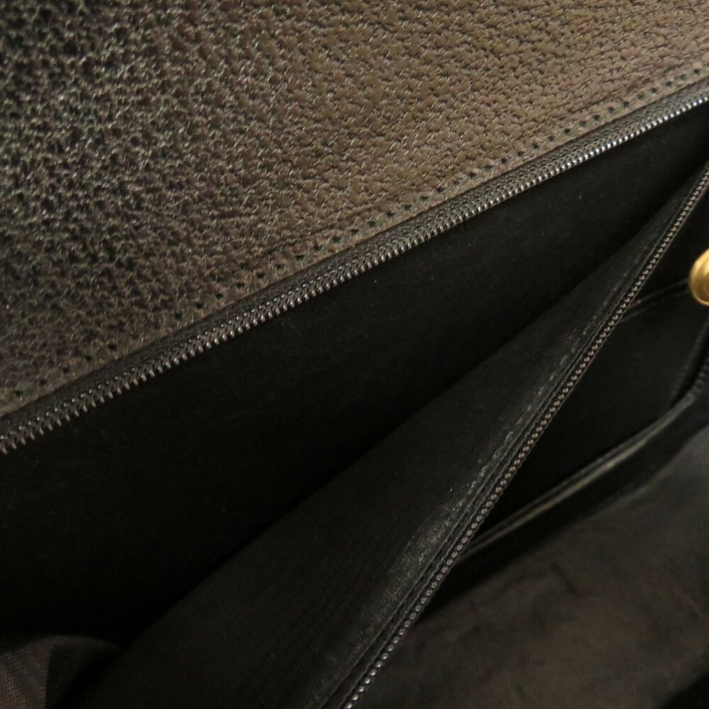 Gucci Black Bamboo Handbag