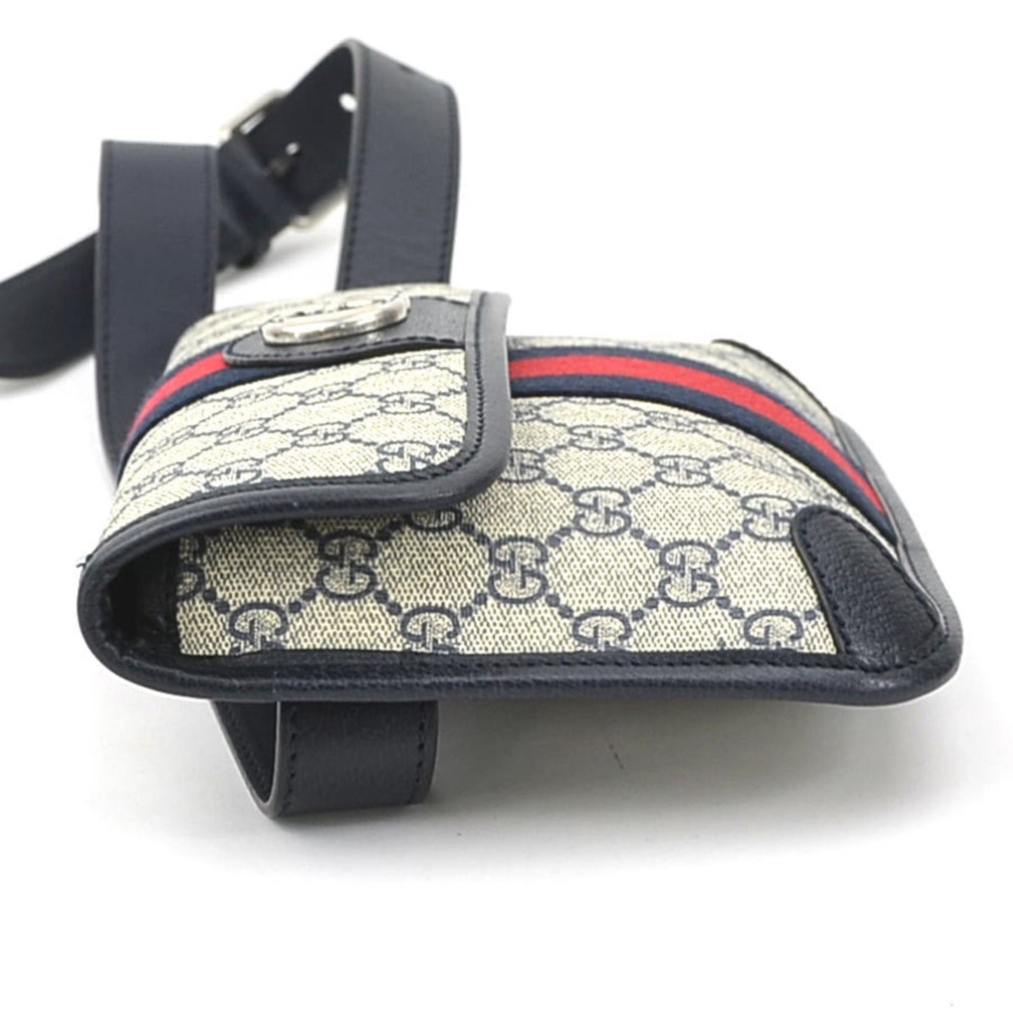 Gucci Gg Marmont Navy Gg Supreme Fanny Pack