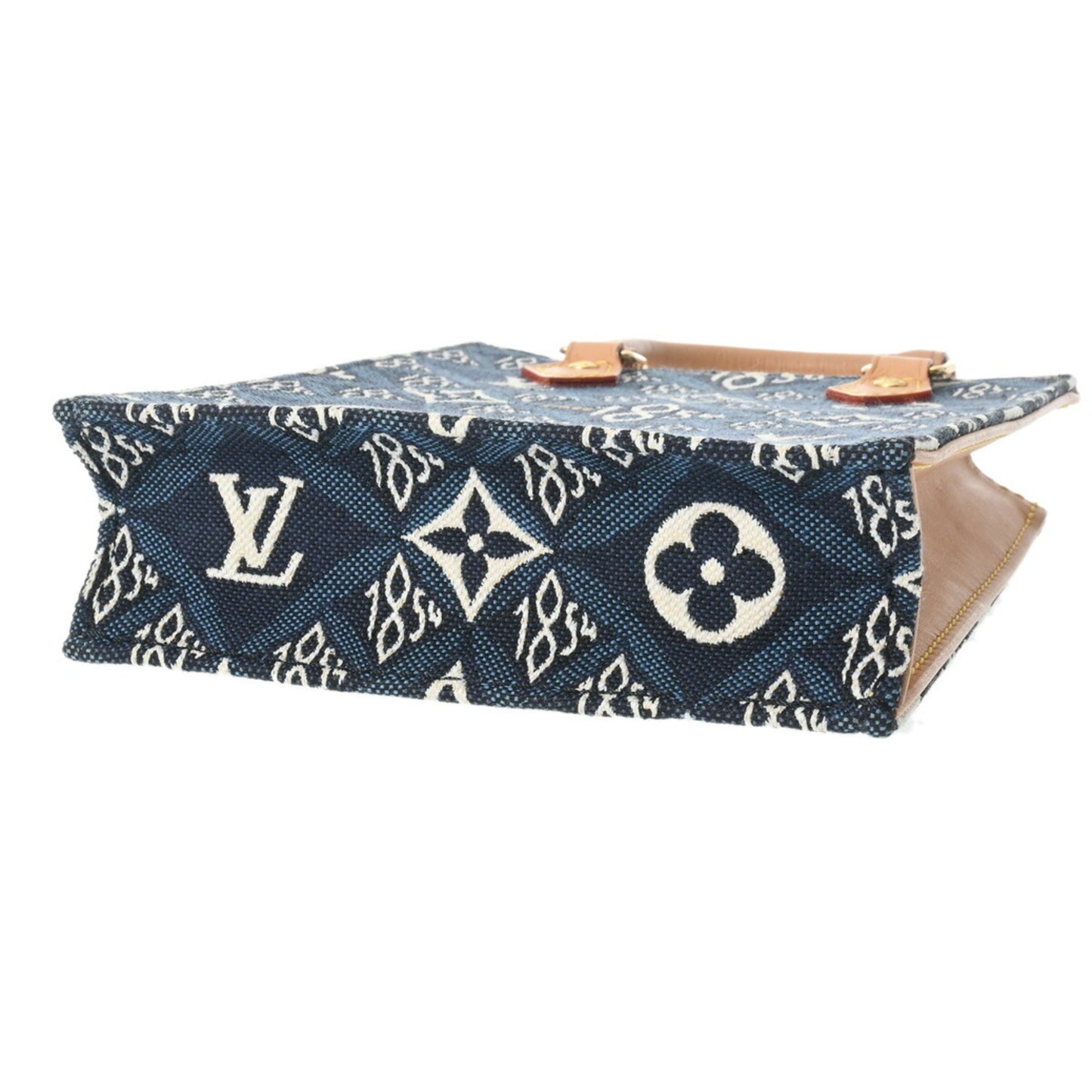Louis Vuitton Blue Jacquard Shoulder Bag