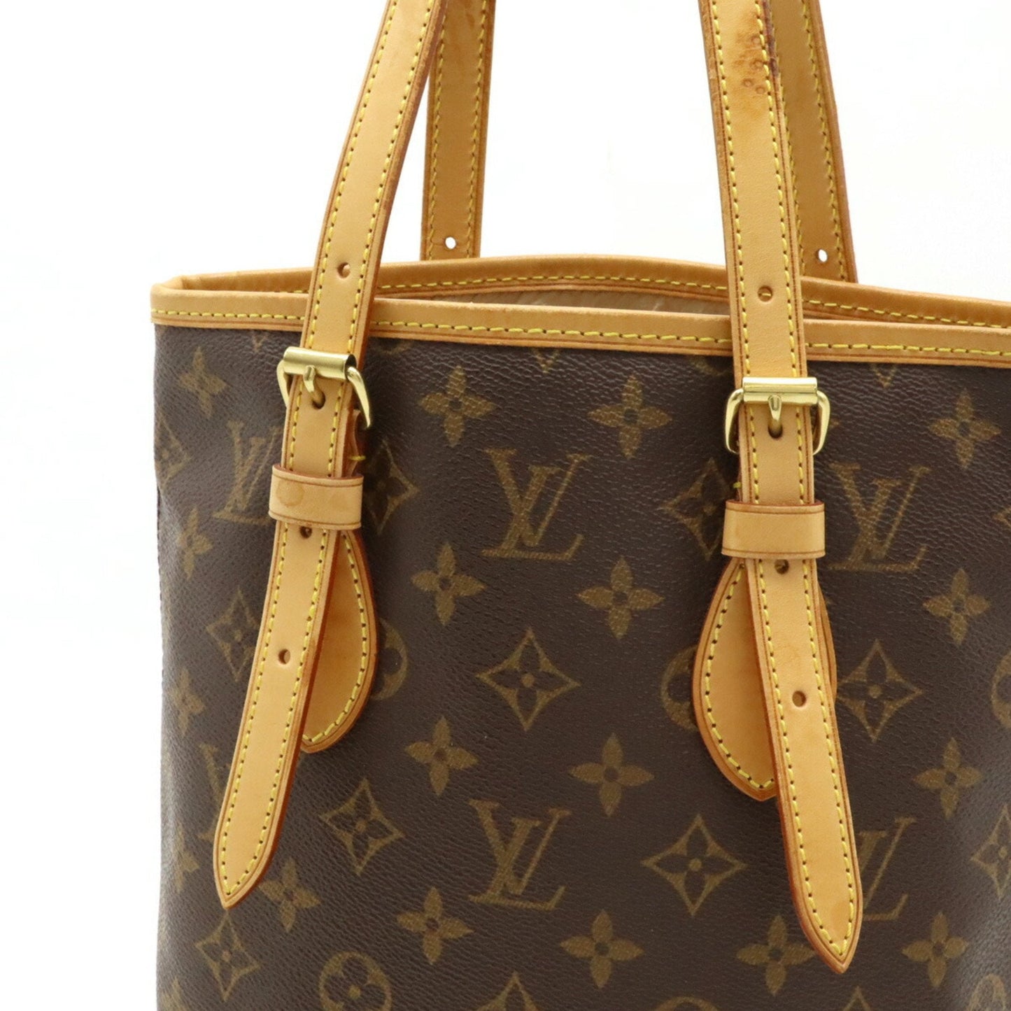 Louis Vuitton Brown Monogram Pouch Shoulder Bag Tote Bag