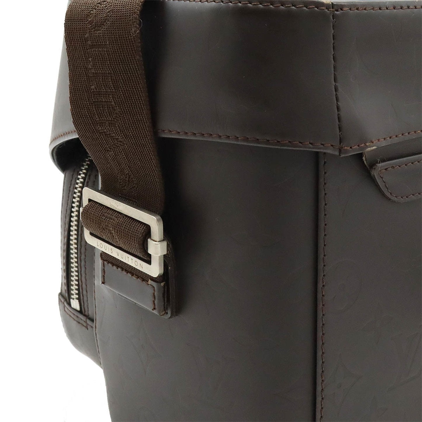Louis Vuitton Coffee Dark Brown Leather Handbag Shoulder Bag