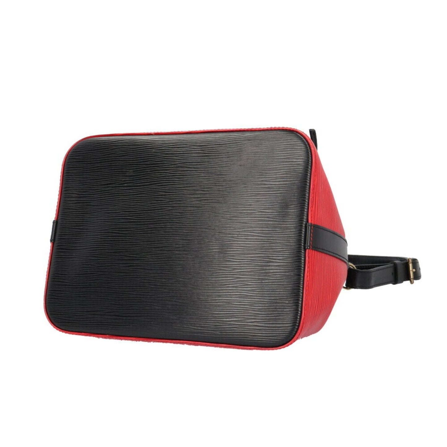 Louis Vuitton Black Red Color Epi Leather Shoulder Bag