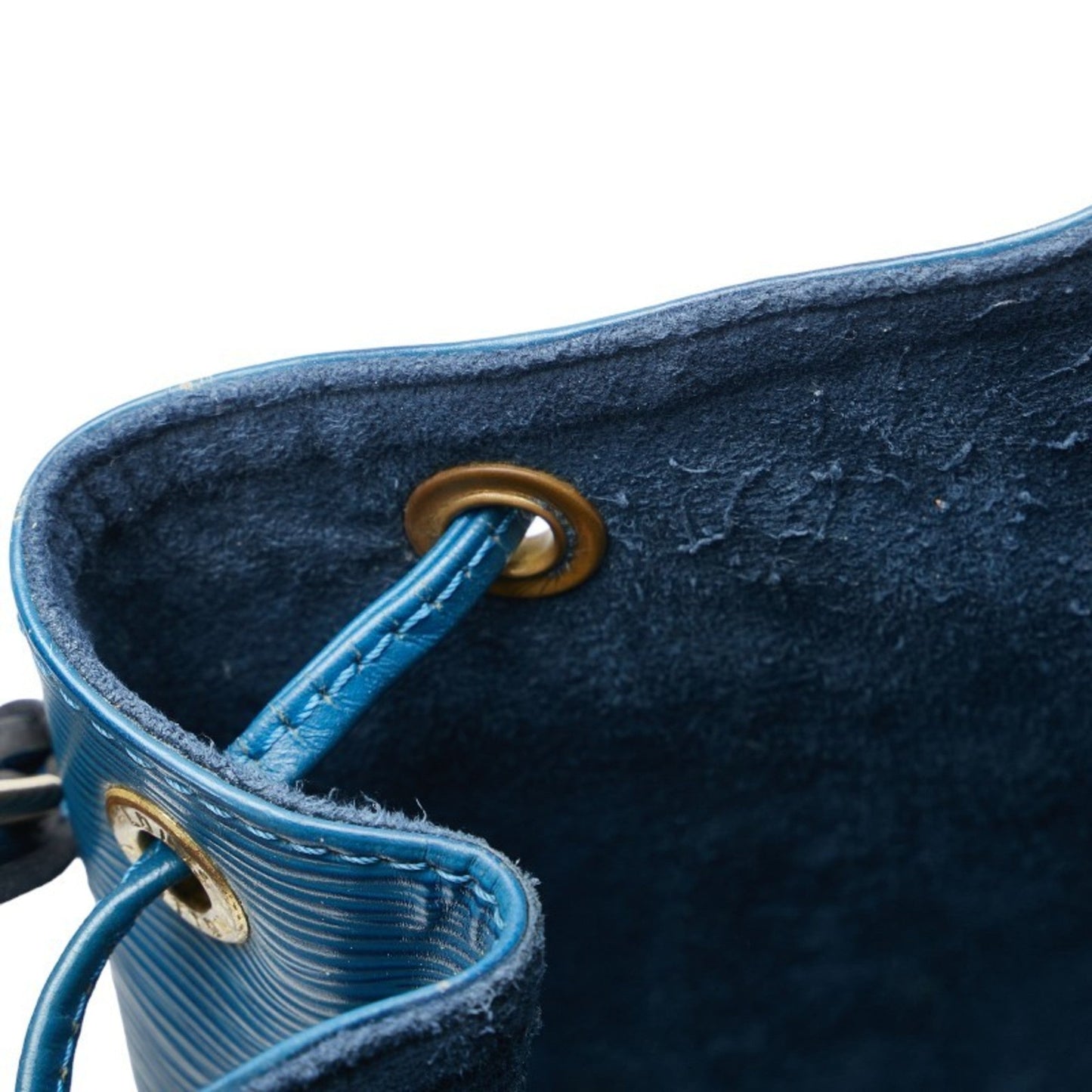 Louis Vuitton Toledo Blue Leather Shoulder Bag