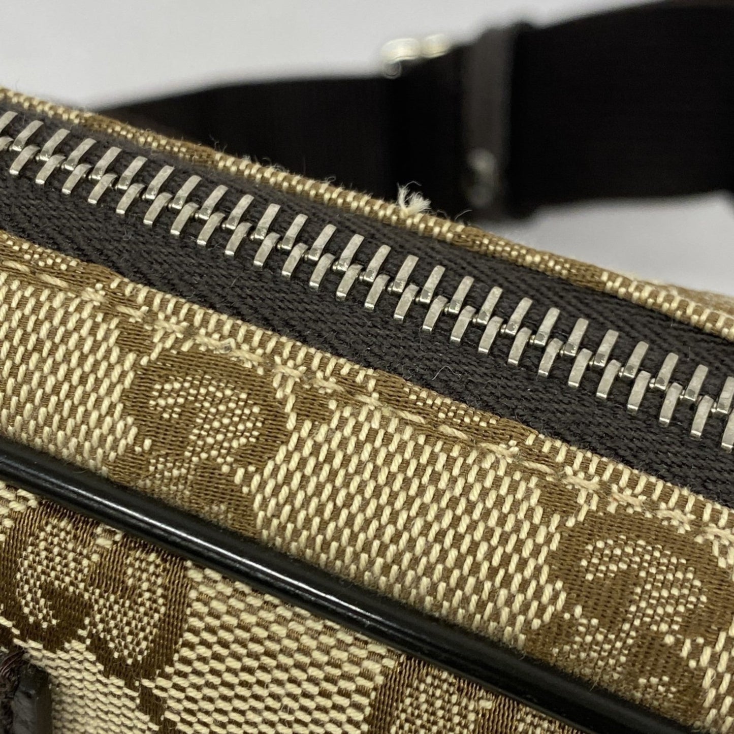 Gucci Brown Canvas Fanny Pack