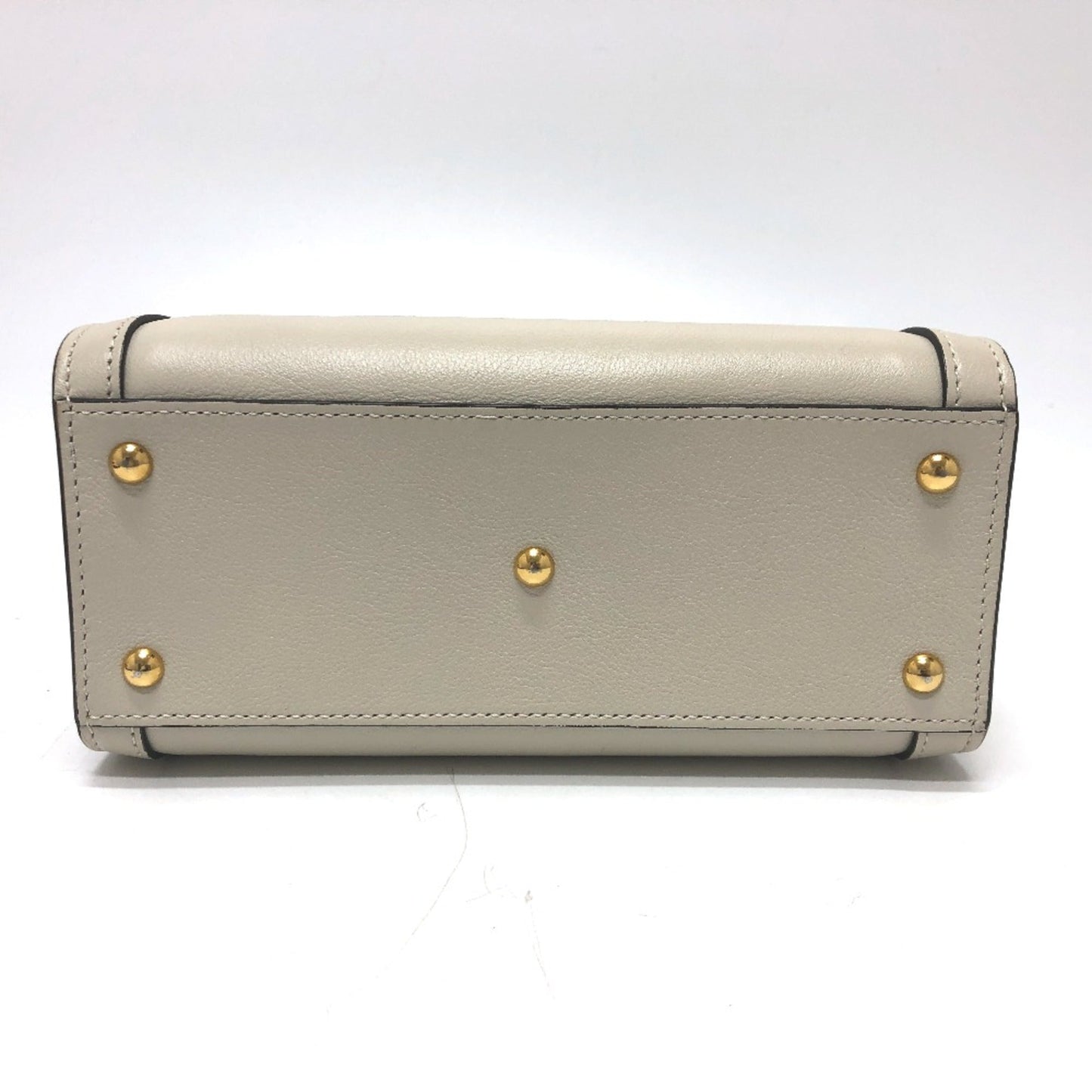 Gucci White Leather Shoulder Bag