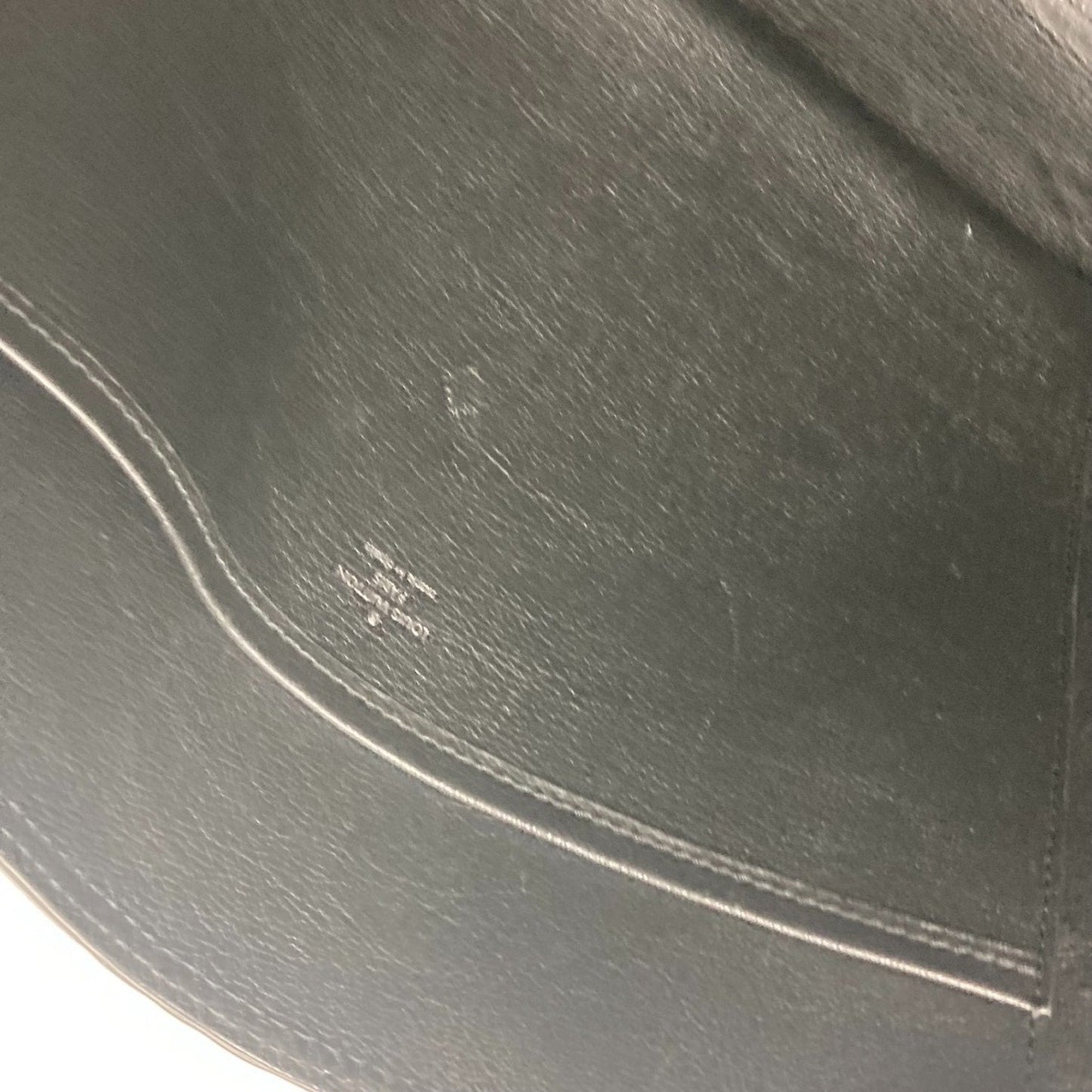 Louis Vuitton Black Leather Shoulder Bag Tote Bag