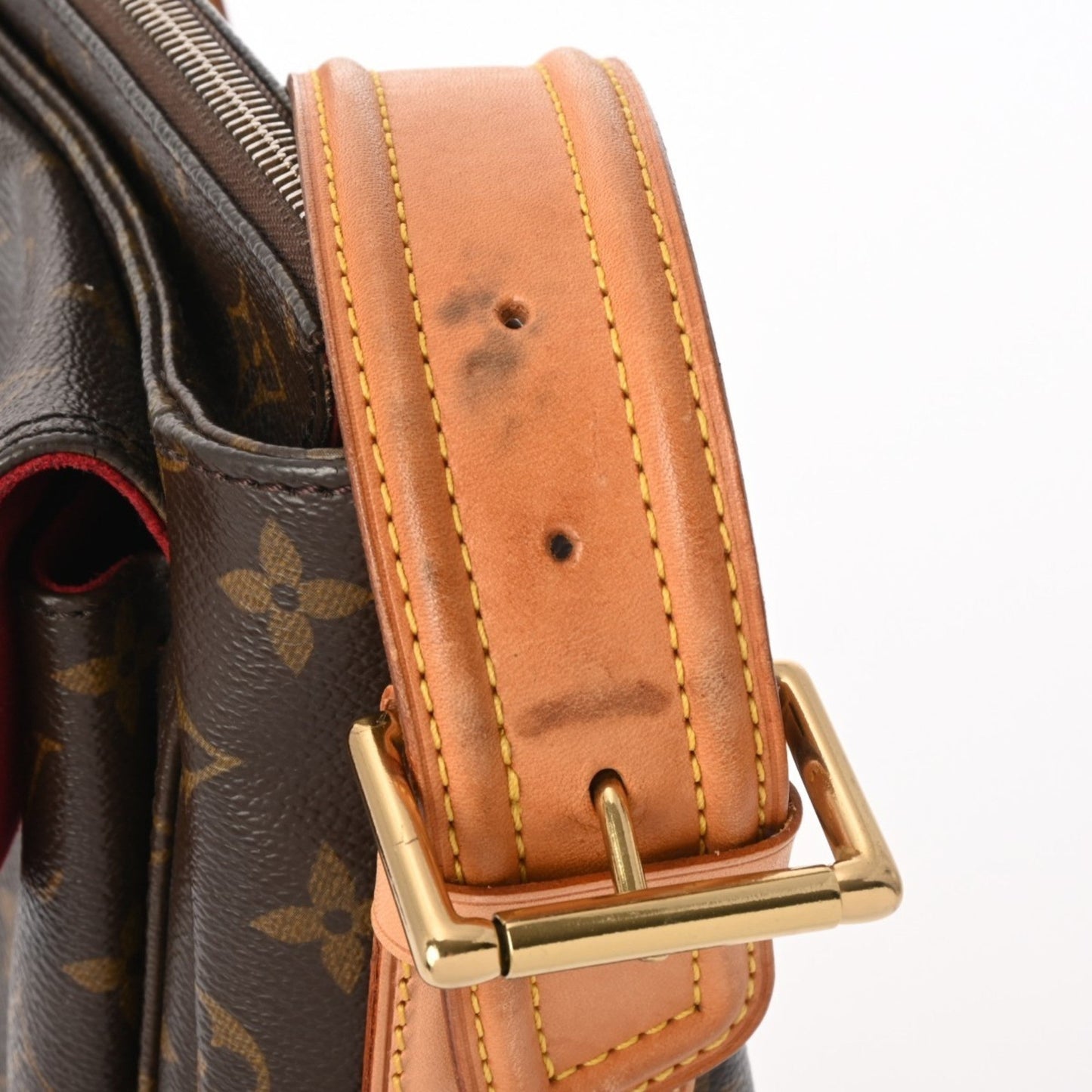 Louis Vuitton Brown Monogram Canvas Shoulder Bag