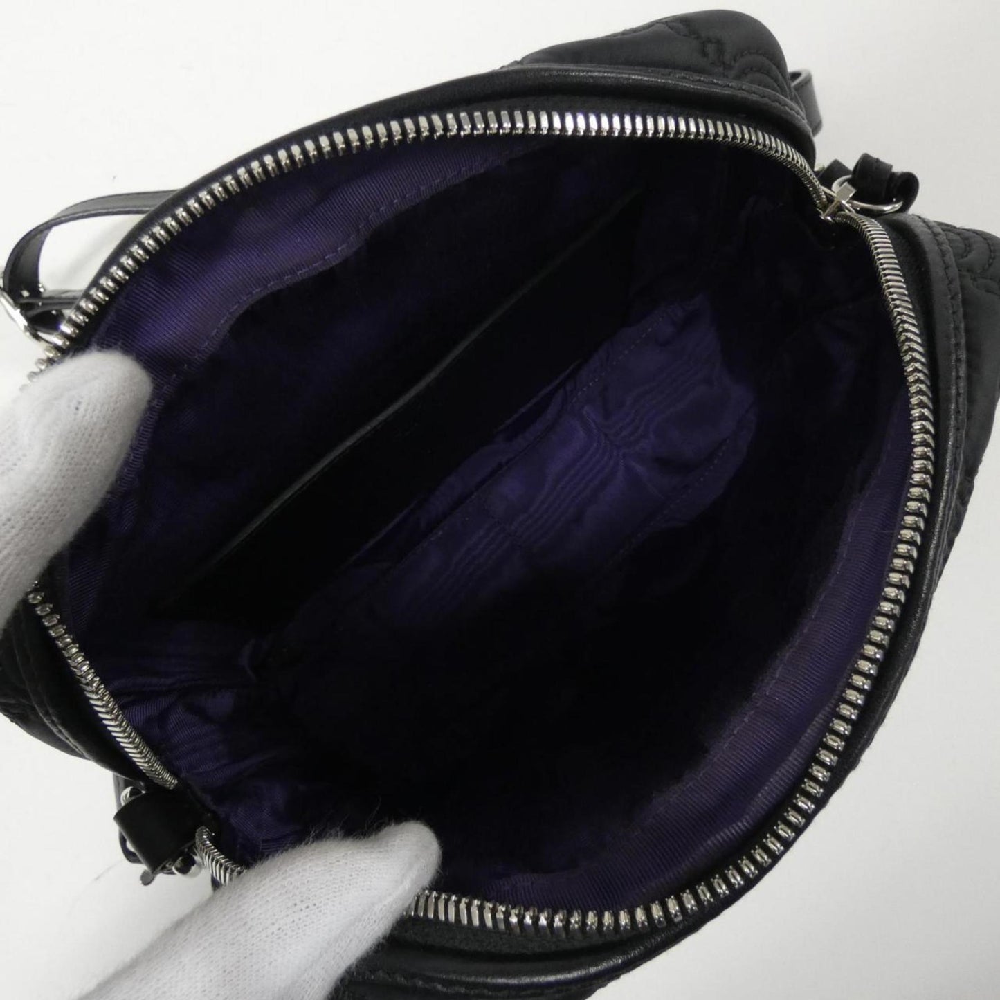 Gucci Black Nylon Shoulder Bag