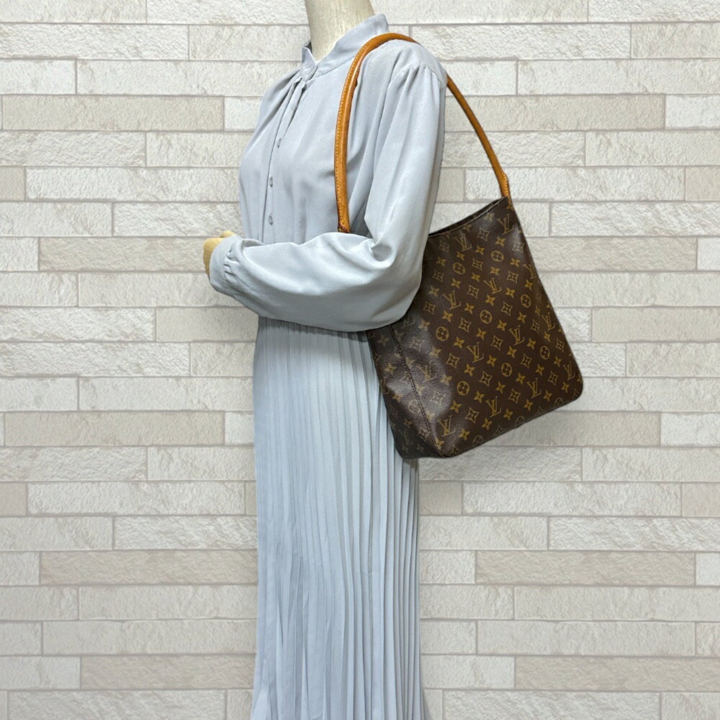 Louis Vuitton Brown Monogram Shoulder Bag