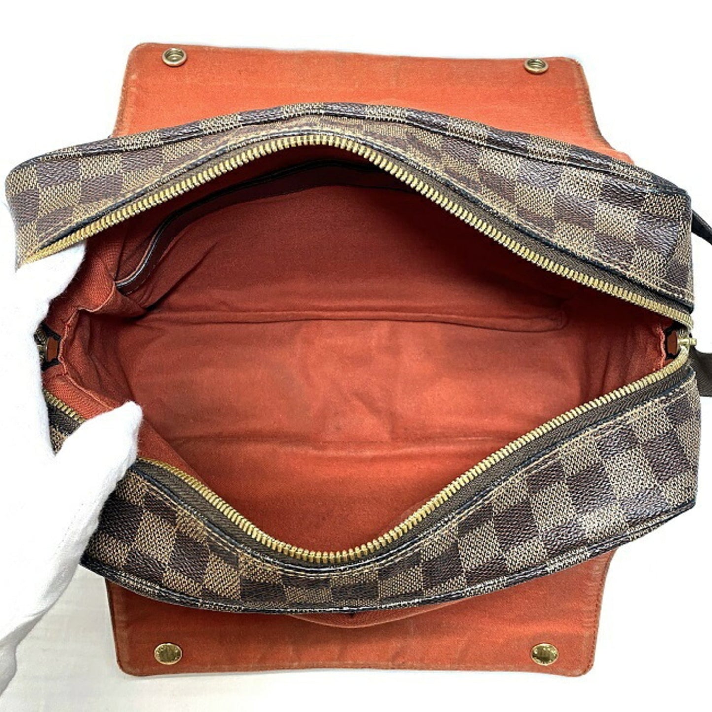 Louis Vuitton Damier Brown Damier Canvas Ebene Shoulder Bag
